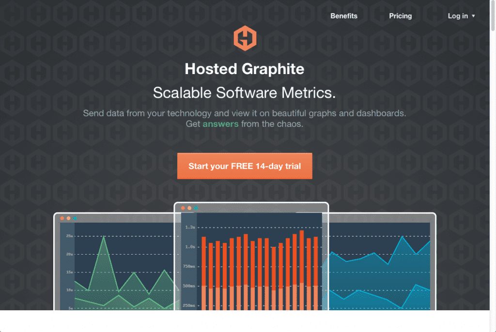 Hosted Graphite を使って 5 分で始める俺の可視化: Hosted Graphite のトップページ